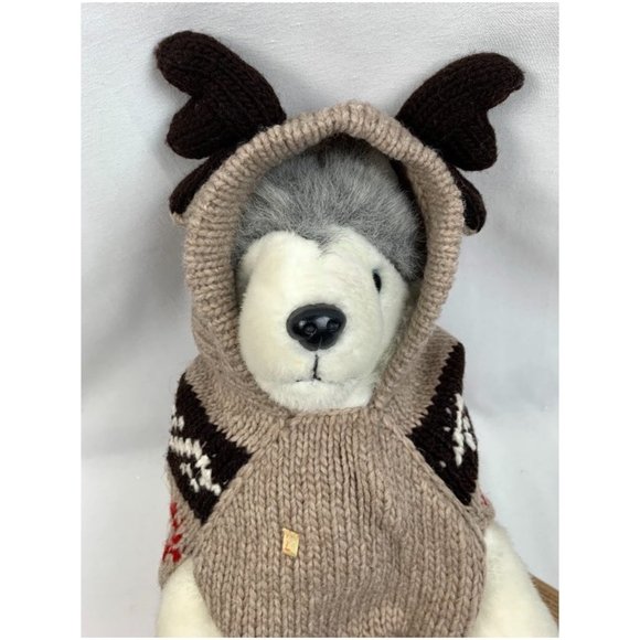 Chilly Dog Hand-Knit Organic Wool Moose Hoodie NWT - Picture 14 of 14